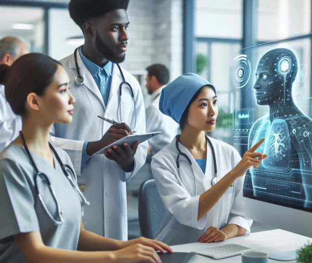 AI being used in diagnosis and patient care in healthcare