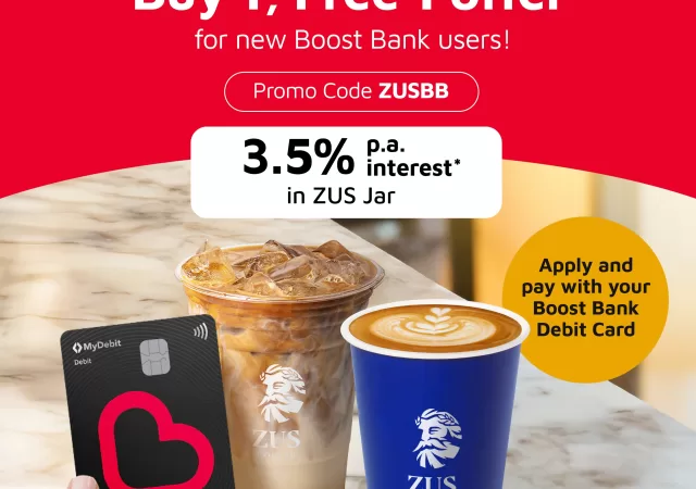 Boost Bank Partners With Zus Coffee To Brew Up Smarter Savings For Malaysians With 3.5% P.A. Interest Through The Zus Coffee Jar FA