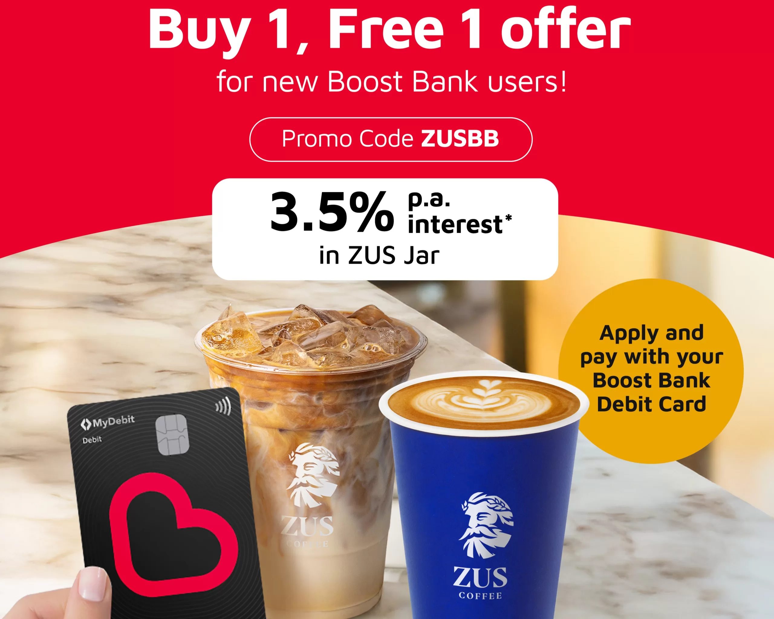Boost Bank Partners With Zus Coffee To Brew Up Smarter Savings For Malaysians With 3.5% P.A. Interest Through The Zus Coffee Jar FA
