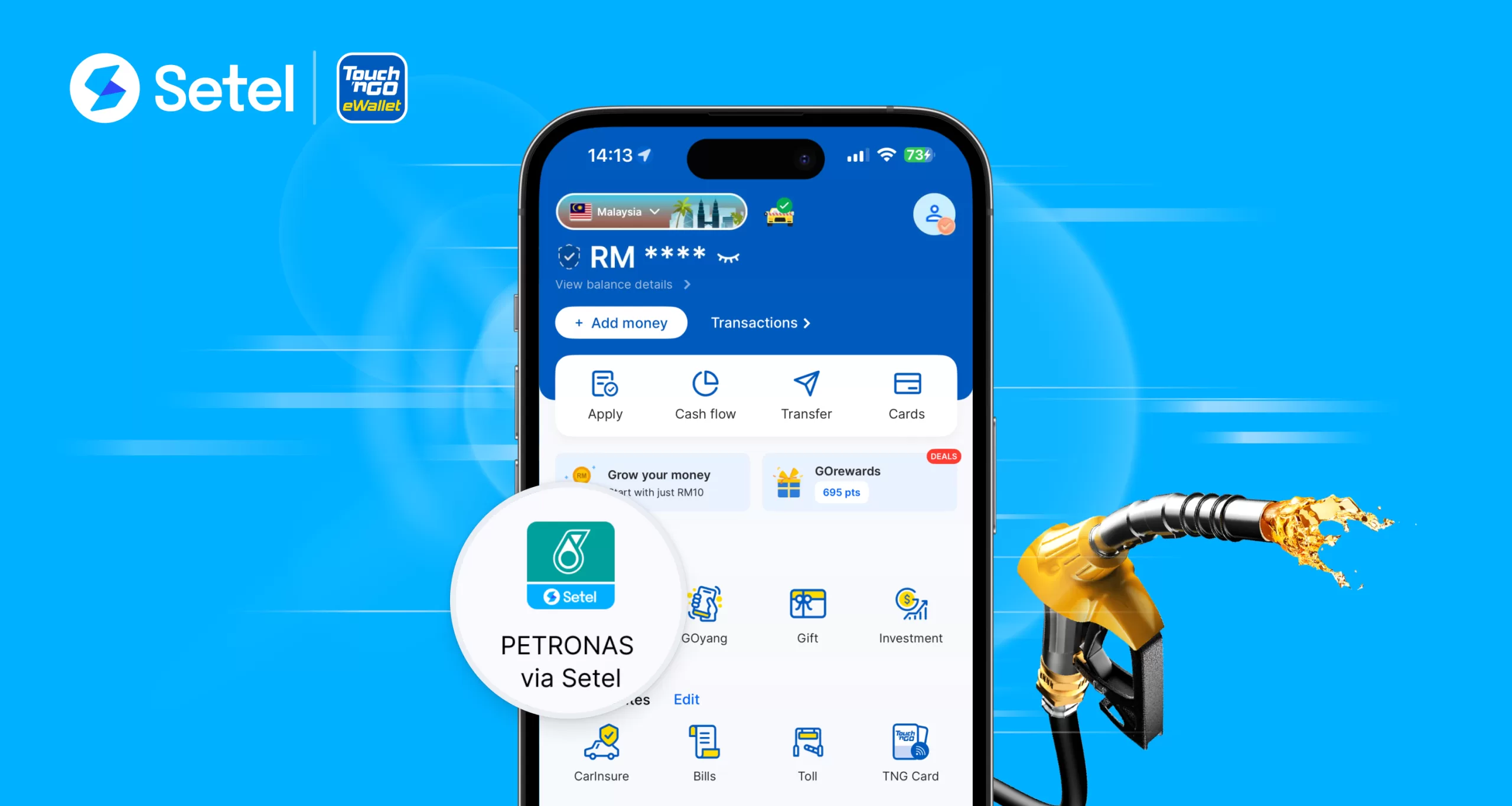 TNG eWallet SETEL