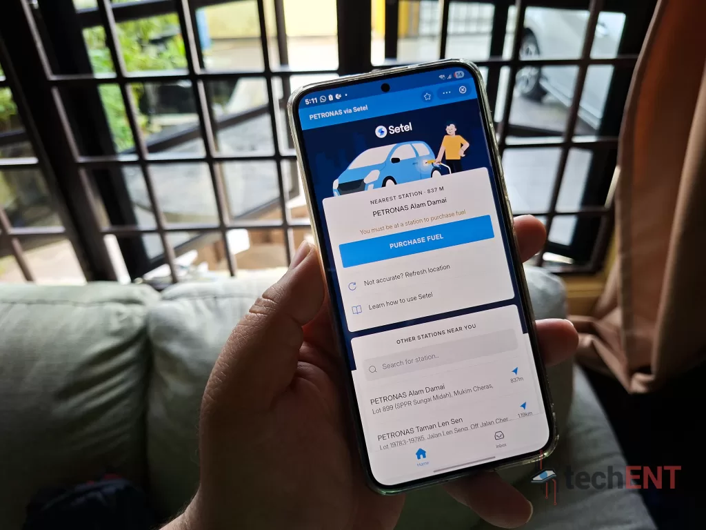 TNG eWallet Setel Petronas 3