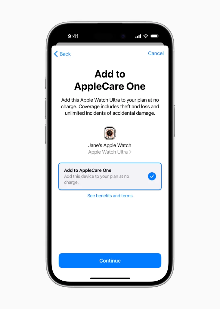 Apple AppleCare One plans