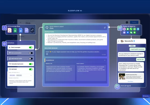 SleekFlow Agentic AI AgentFlow
