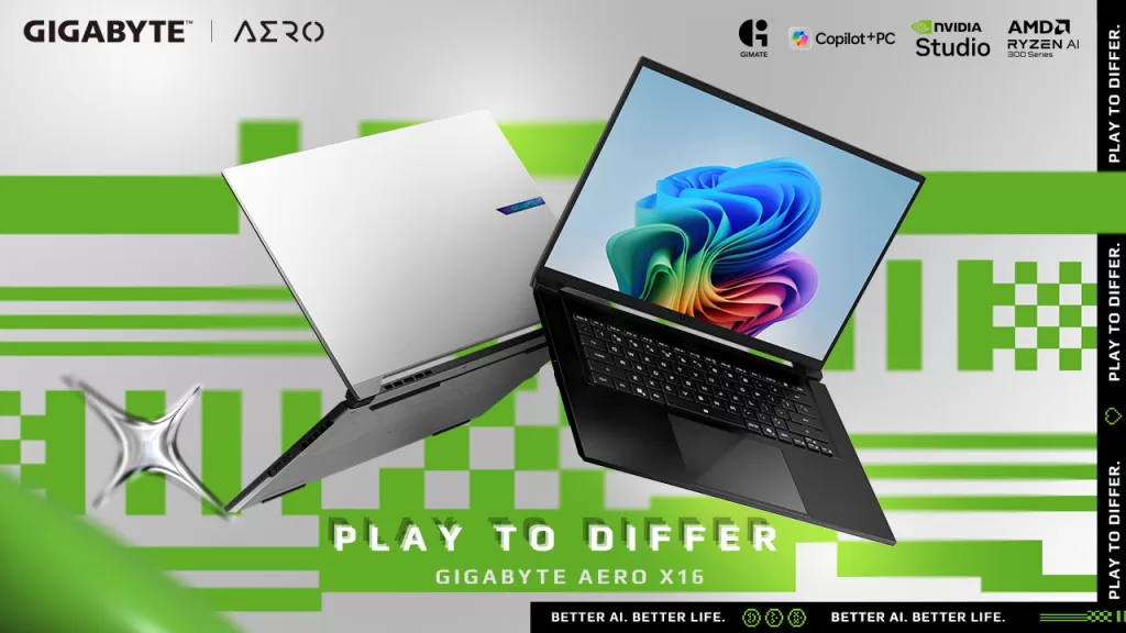 KV GIGABYTE AERO X16 AMD Social Landscape 1280x720