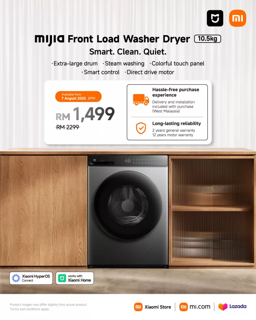 Mijia Front Load Washer Dryer Price Announce 1080x1350