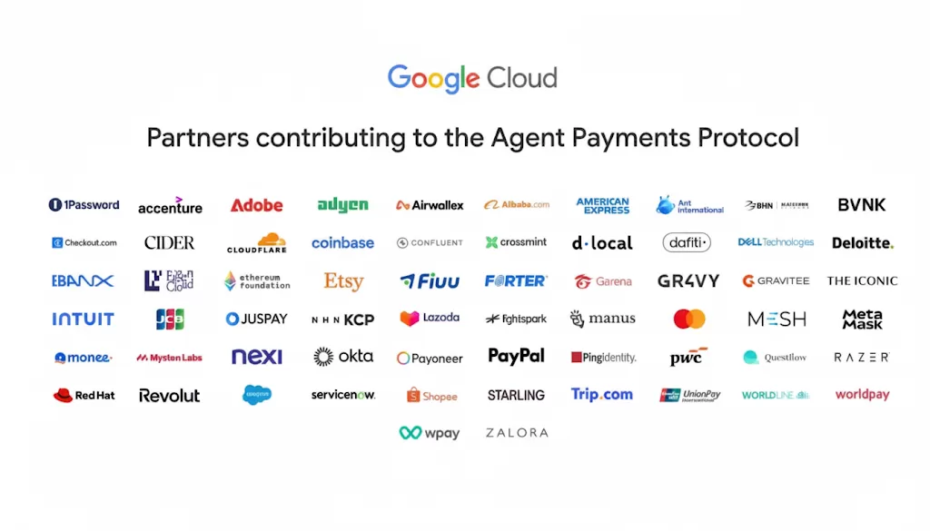 Partners contributing to the Agent Payments Protocol