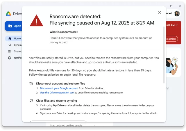google drive ai defence