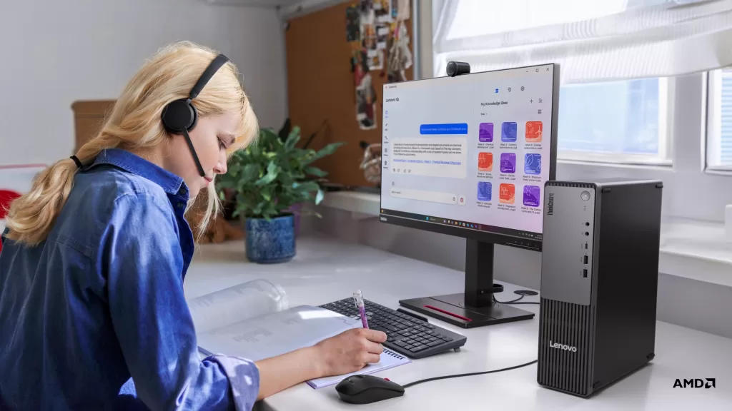 02 ThinkCentre Neo 55s Lunar Gray Lenovo AI Now