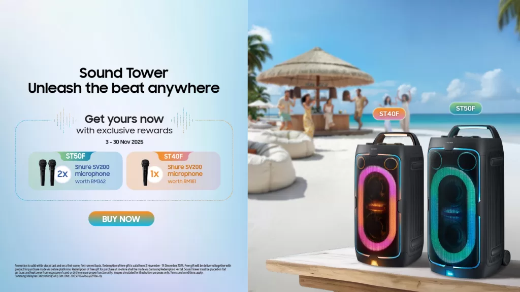 Photo Turn Up the Beat with Samsung Sound Tower 2025, Now Available In Malaysia