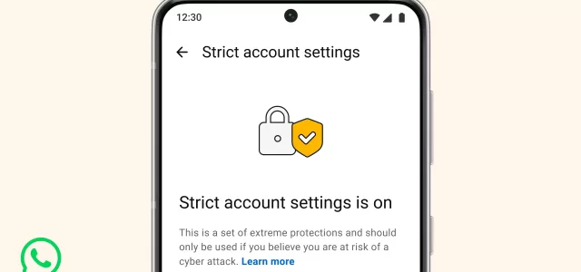 WhatsApp Strict Account Settings
