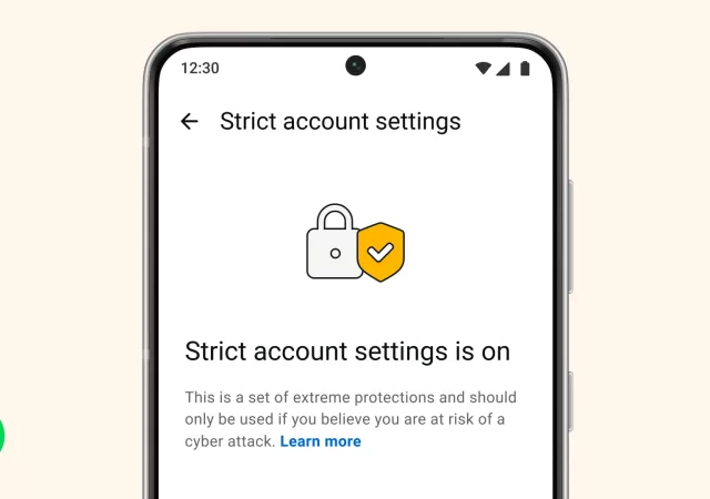 WhatsApp Strict Account Settings