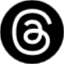 threads app black round logo 22063 64