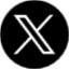 twitter x logo black round 20851 64