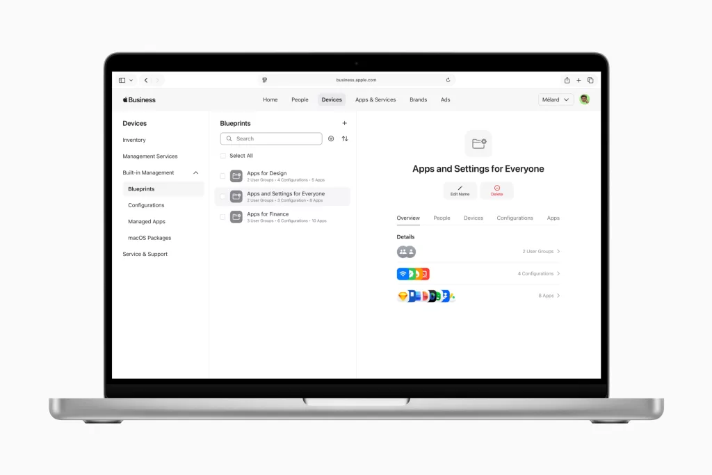 Apple Business Blueprints
