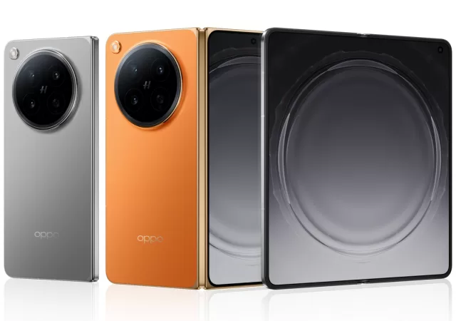 OPPO Find N6 Stellar Titanium & Blossom Orange