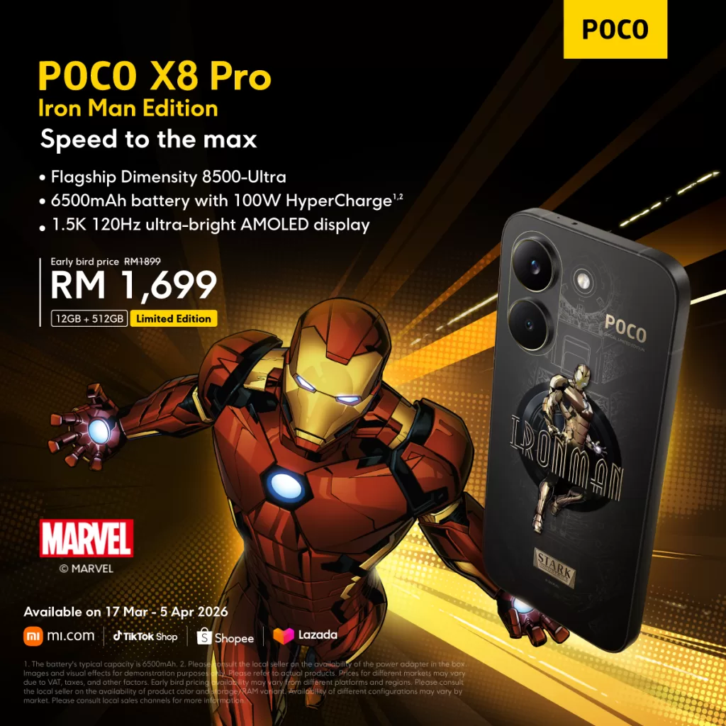 POCO X8 Pro Iron Man 1200x1200