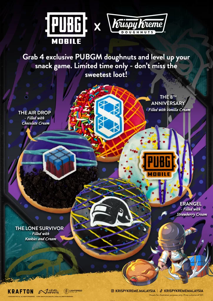 PUBG MOBILE and Krispy Kreme Team Up for a Sweet, Gaming Packed Hari Raya Treat