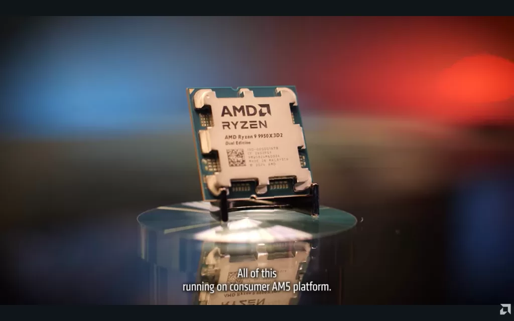 Screenshot 2026 03 30 at 09 28 59 (194) AMD Ryzen™ 9 9950X3D2 Dual Edition Processor Announcement YouTube