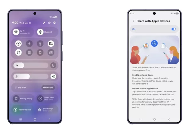 samsung quick share airdrop