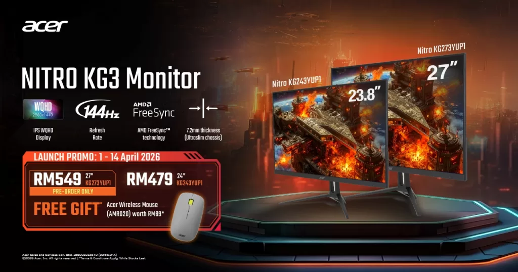 Nitro KG3 Monitor Key Visual