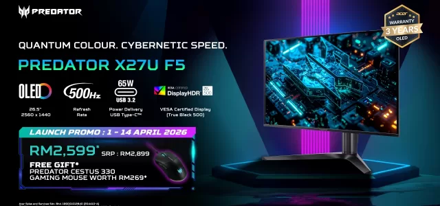 Predator X27U F5 Key Visual
