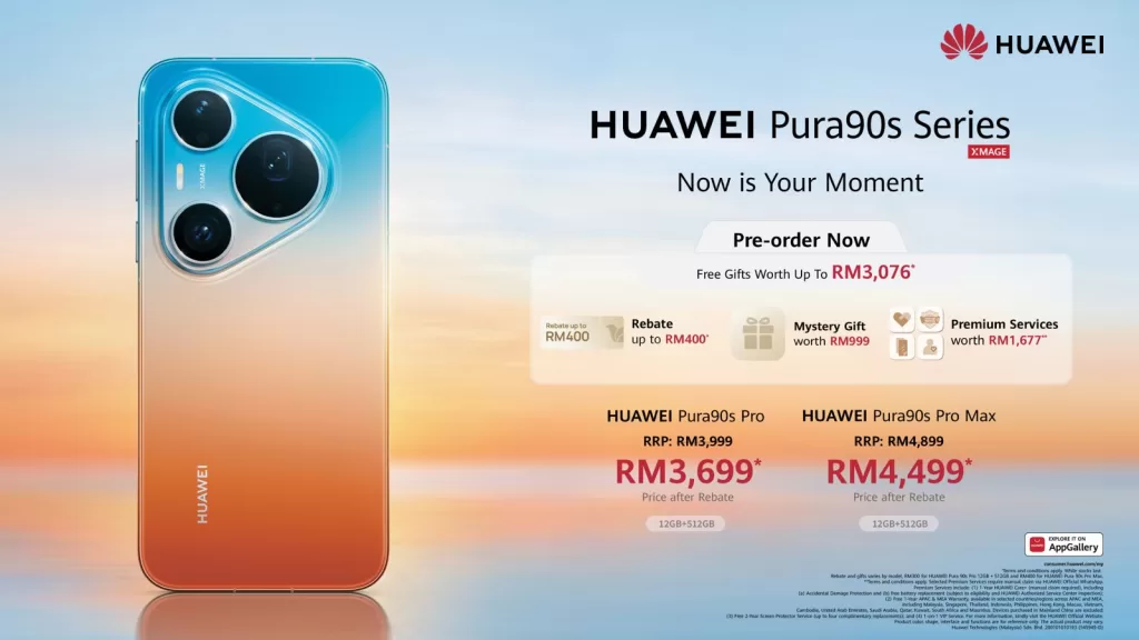 Huawei Pura 90s Malaysia Availability