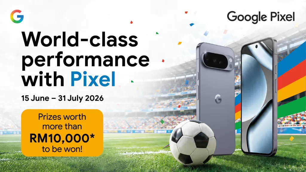 Key Visual Google Pixel Football Campaign