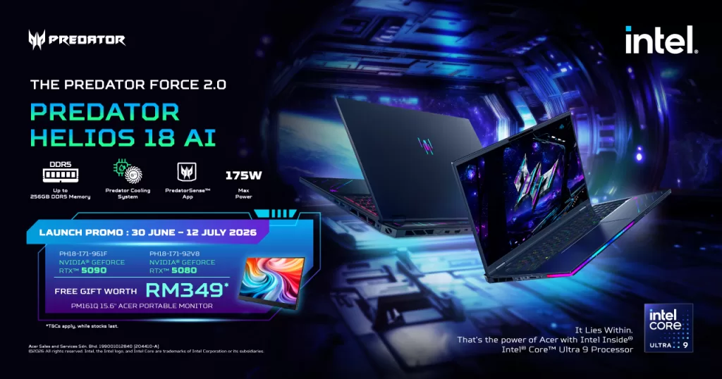 Predator Helios 18 AI PR Banner