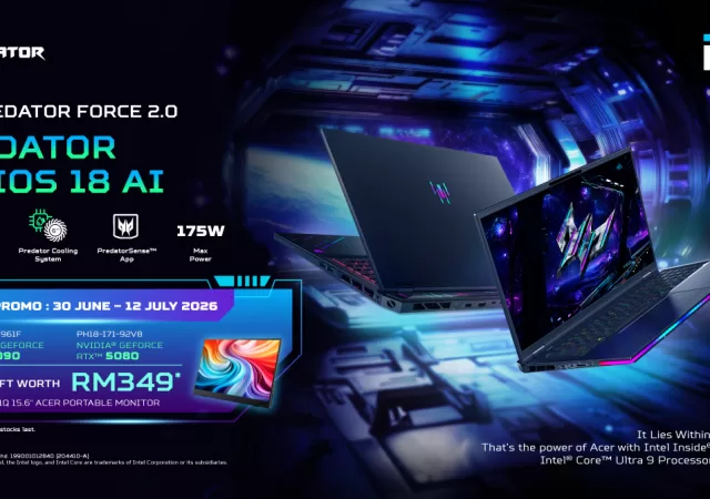 Predator Helios 18 AI PR Banner
