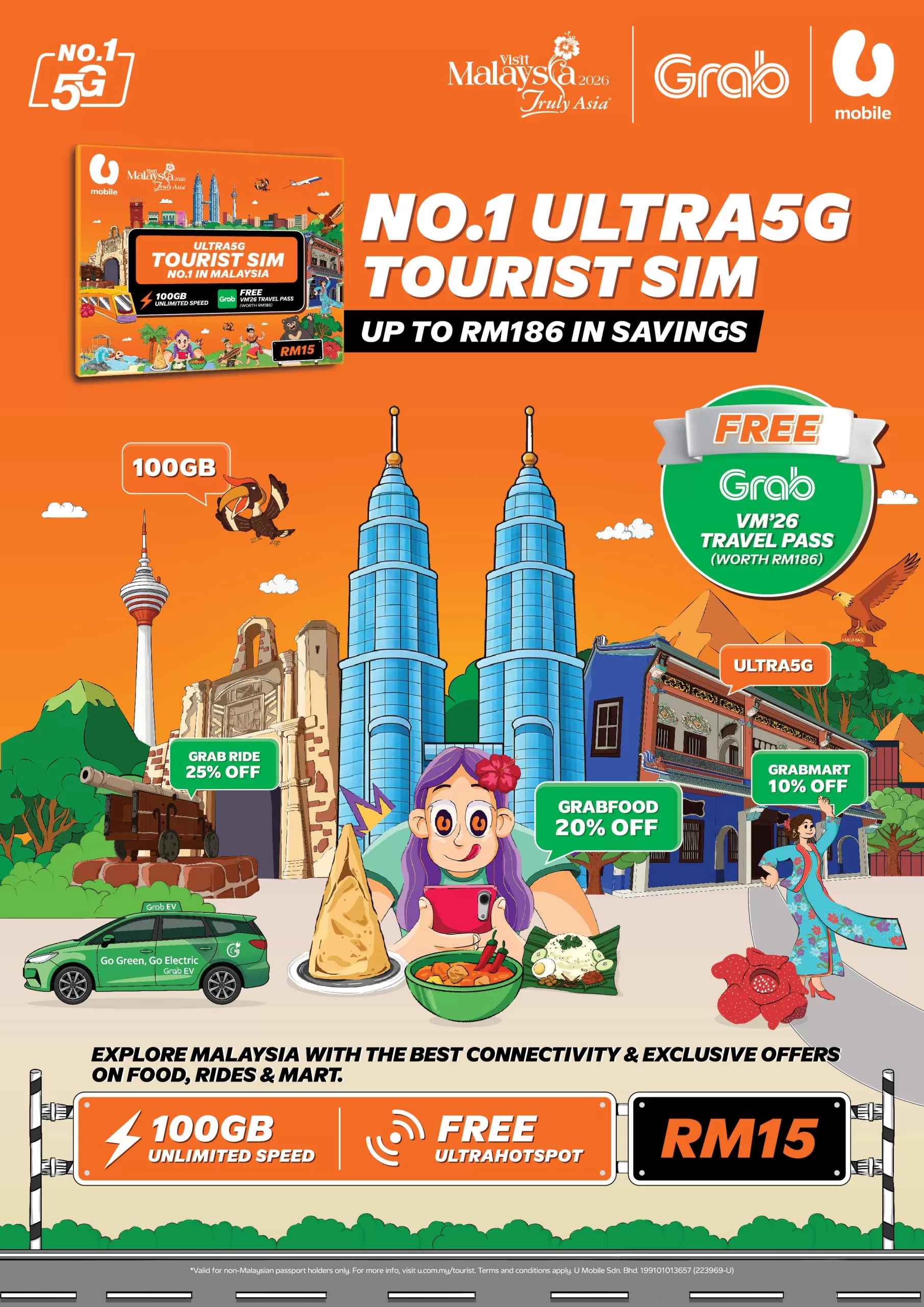 U Mobile ULTRA Tourist Plan EN
