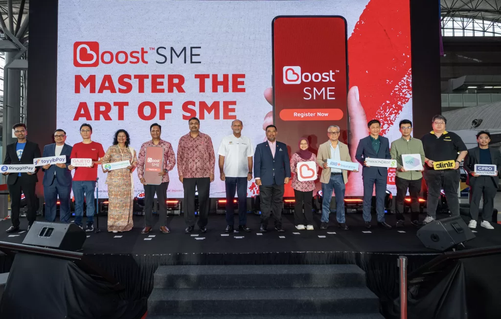 Photo 2 Boost celebrates the launch of Boost SME alongside its selected partners, bringing together key players to advance a more seamless and inclusive digital business ecosystem.