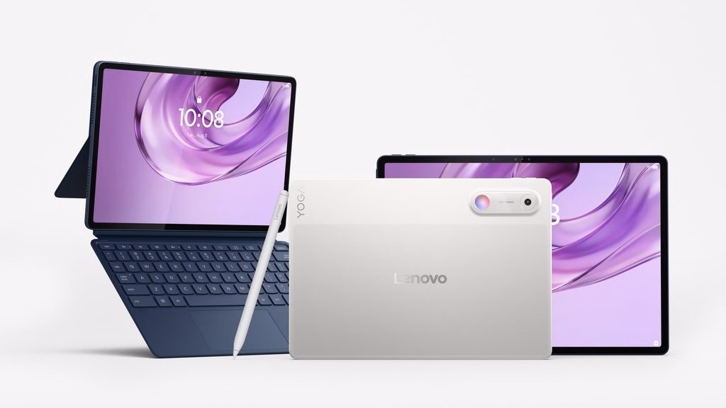 Photo 11 The Yoga Tab Gen 2 in Cosmic Blue and Seashell