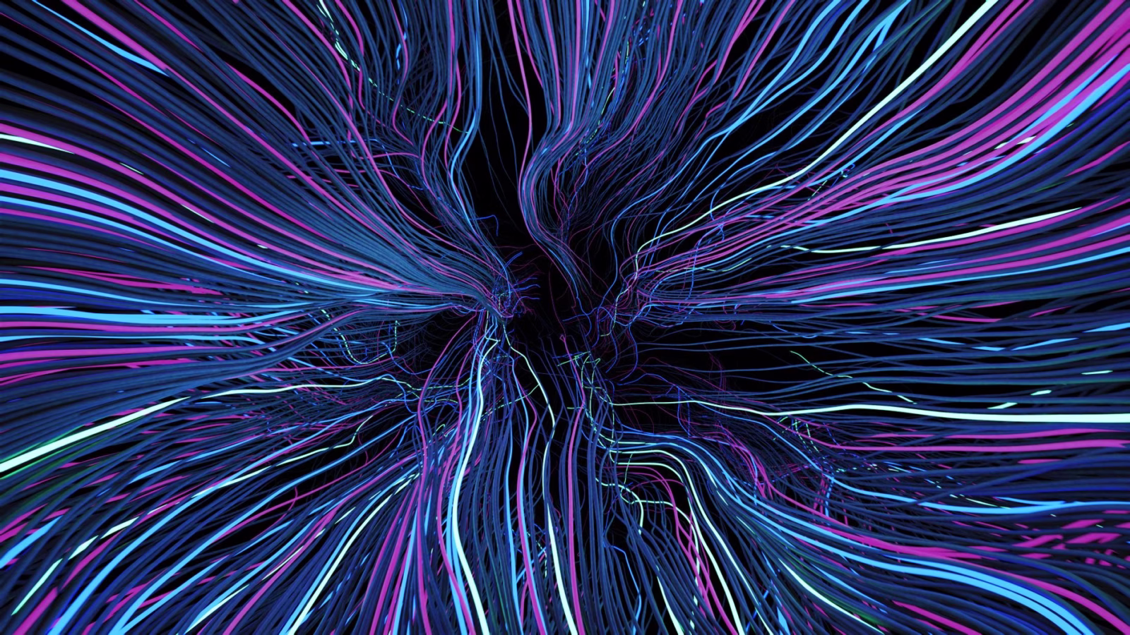 vibrant neon abstract light streaks background