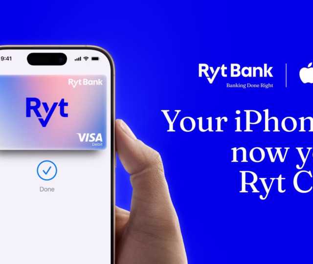 Ryt Bank brings Apple Pay to Ryt Card