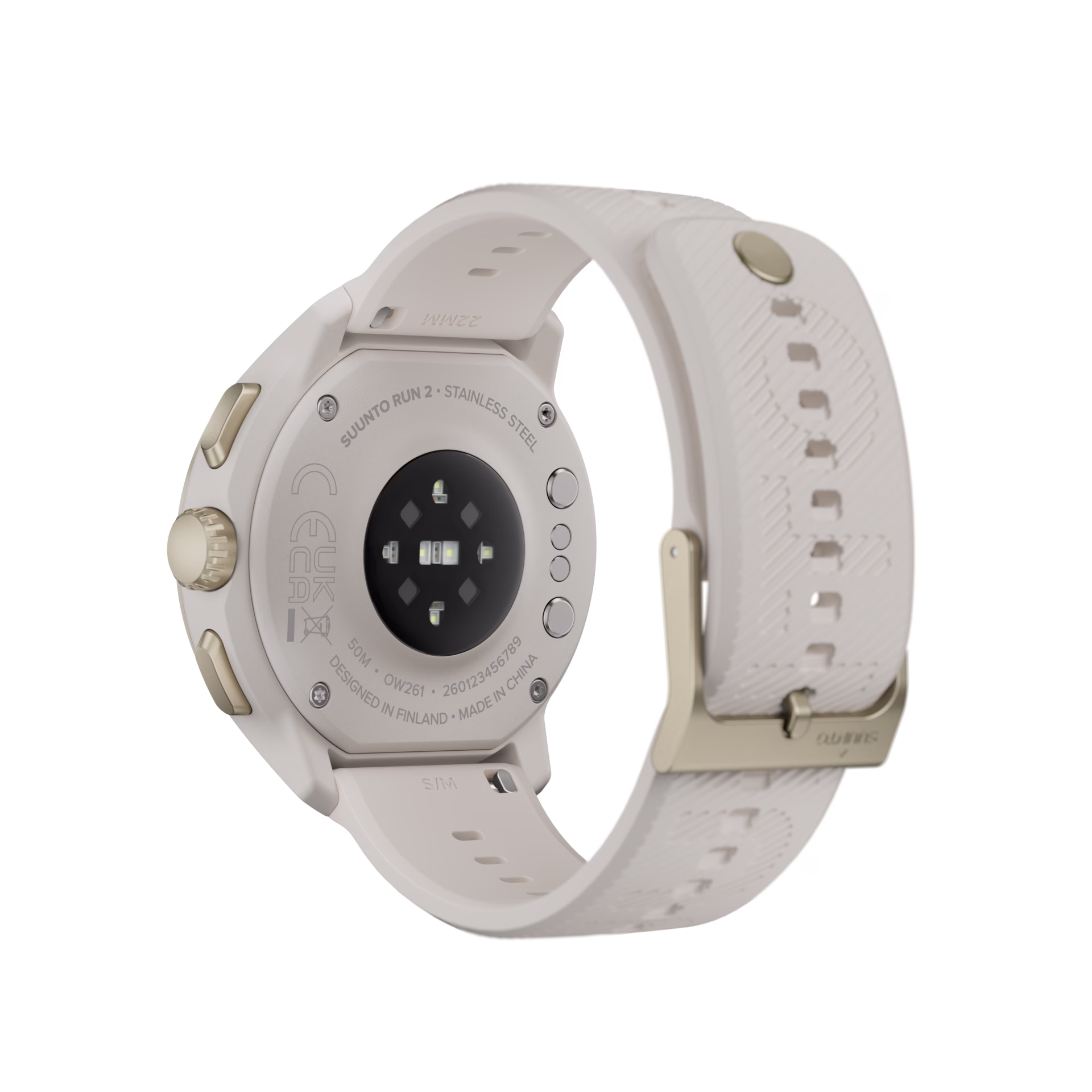 Suunto Run 2 Feather Gold ATH 6 Perspective rear